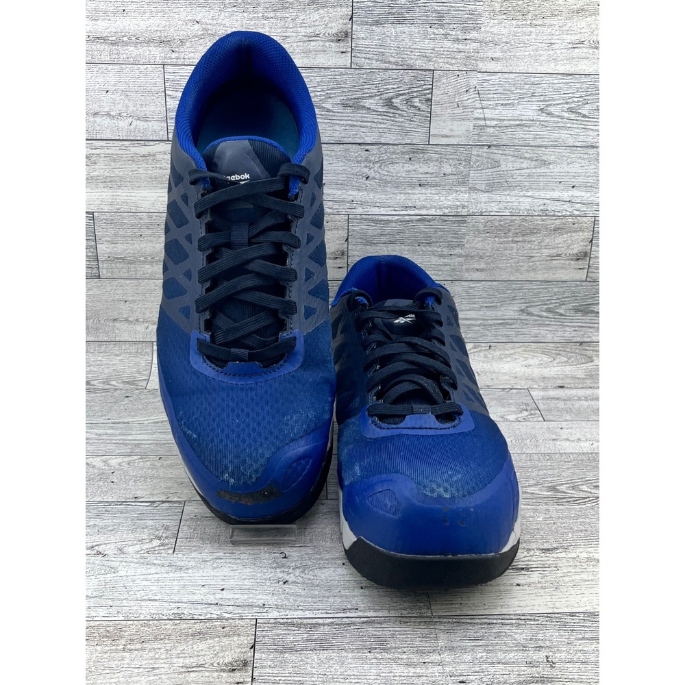 Reebok Mens Sz 12W Blue Composite Toe ASTM F2413 Work Safety Shoes